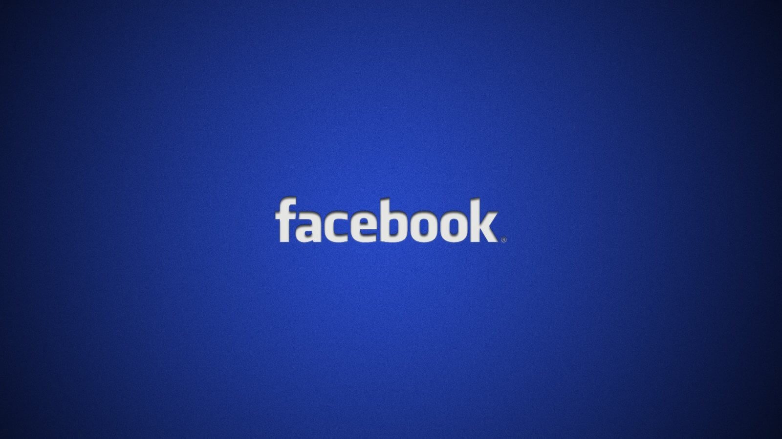 Logotipo oficial do Facebook com o nome em branco sobre fundo azul.